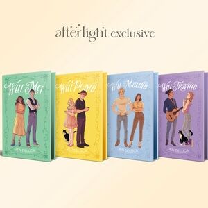 Well Met set by Jen DeLuca Signed by Author Afterlight Exclusive 4 Hardbacks